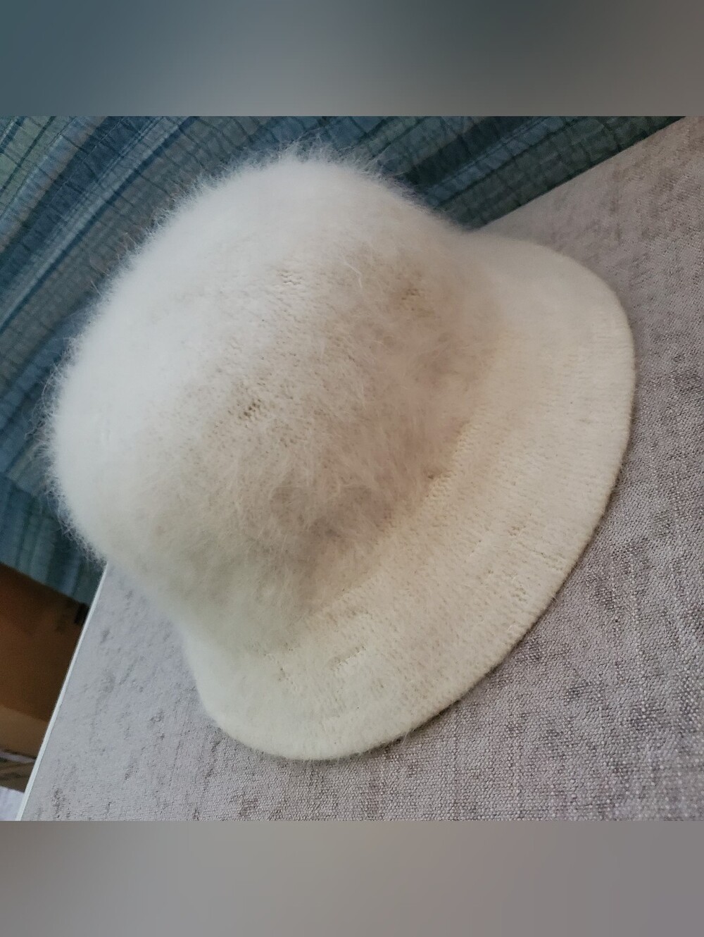 Angora Rabbit Hair Bucket Hat - Picture 5 of 9